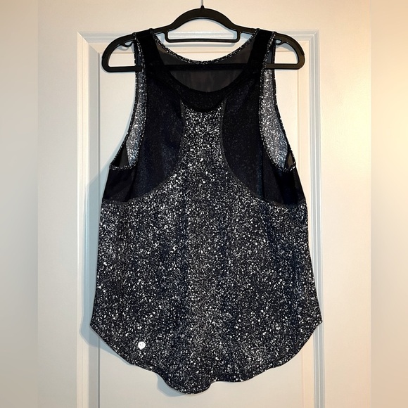 Lululemon Sculpt Tank Il in Splatter White Black Size 10 - Picture 6 of 6
